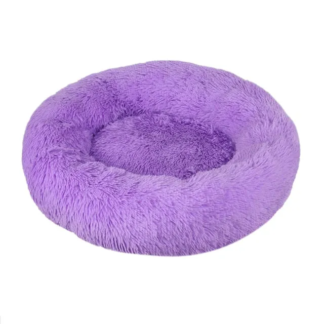 Long Plush Dog Bed