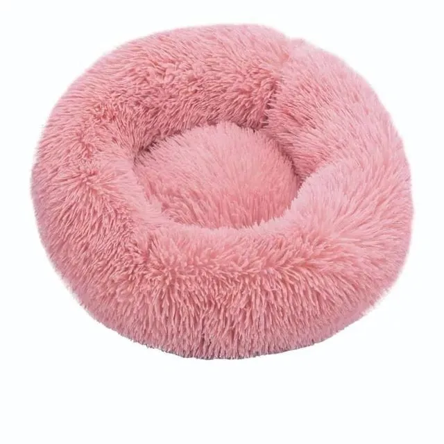 Long Plush Dog Bed