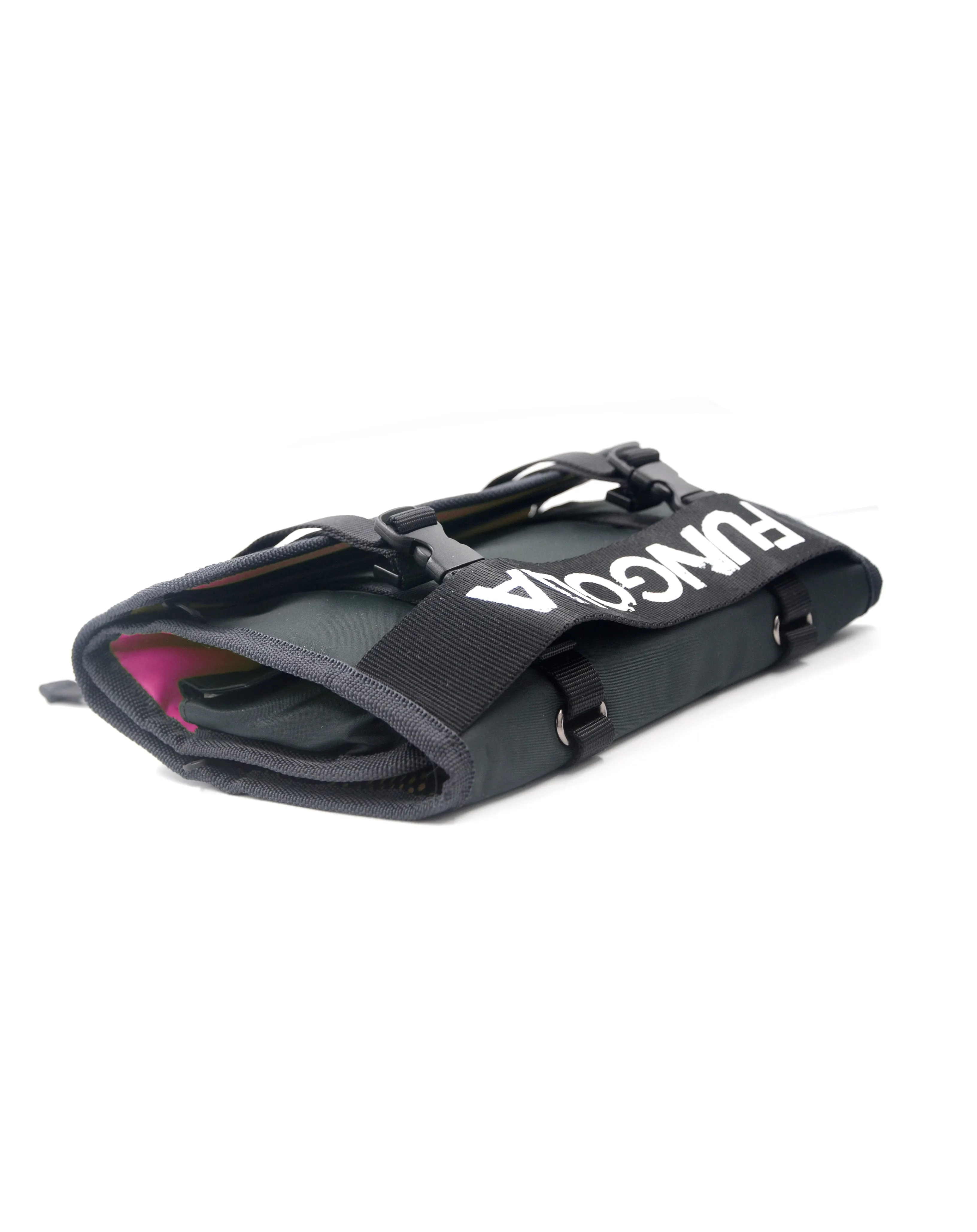 <A 001d1> Fungolia Premium 3-in-1 Toiletry Kit (Charcoal/Shocking Pink)