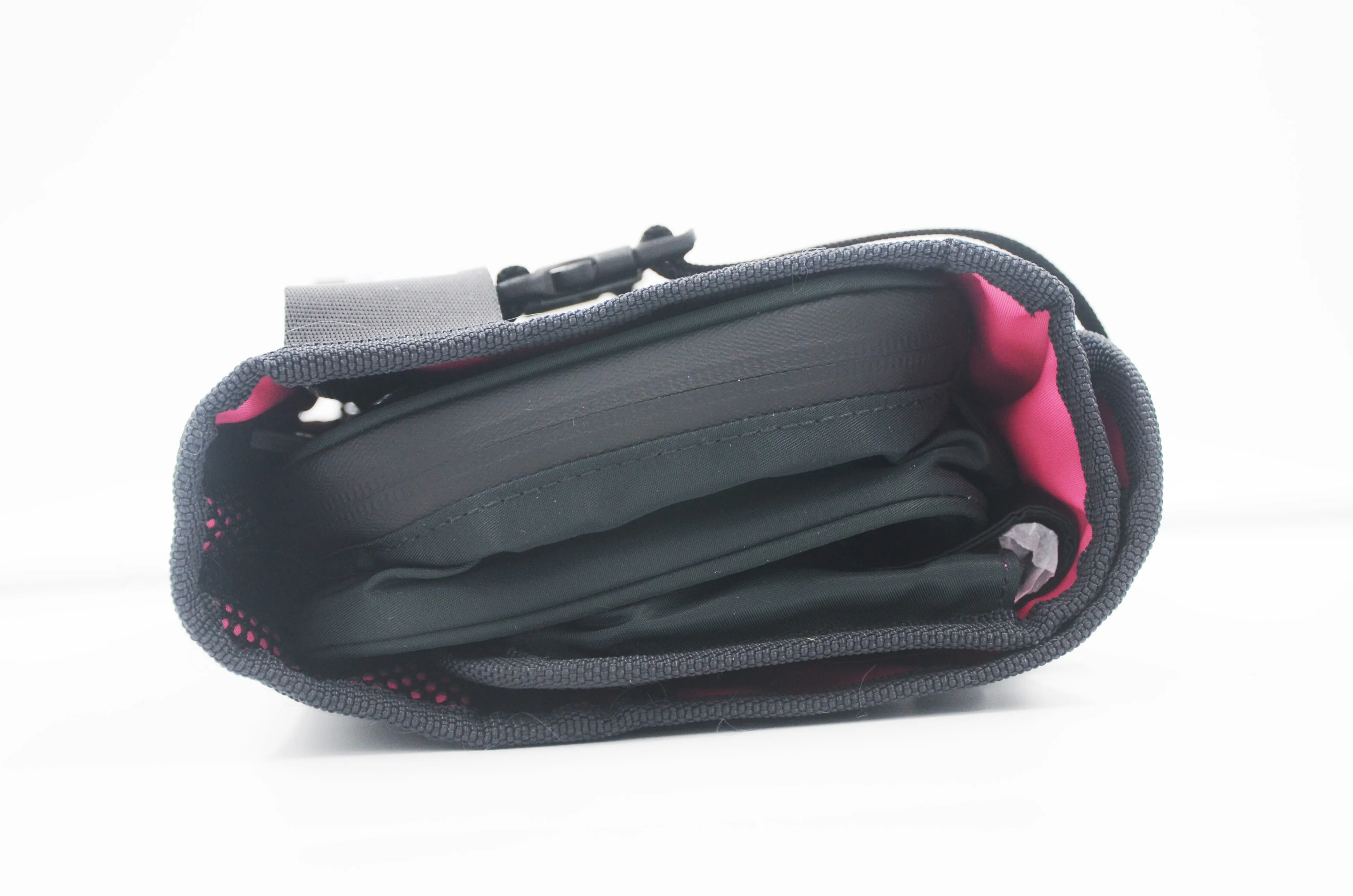 <A 001d1> Fungolia Premium 3-in-1 Toiletry Kit (Charcoal/Shocking Pink)