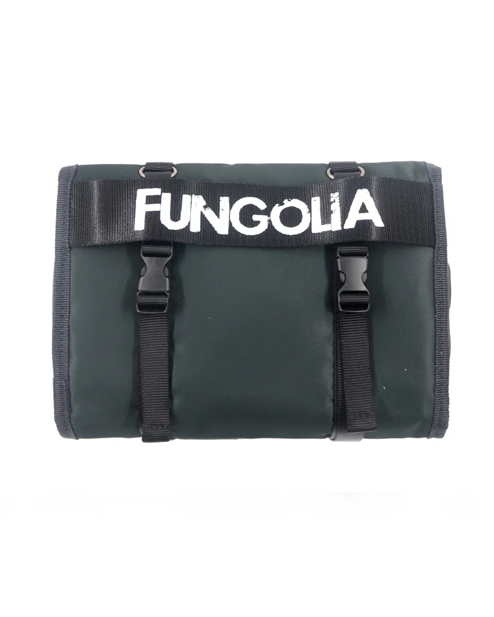 <A 001d1> Fungolia Premium 3-in-1 Toiletry Kit (Charcoal/Shocking Pink)