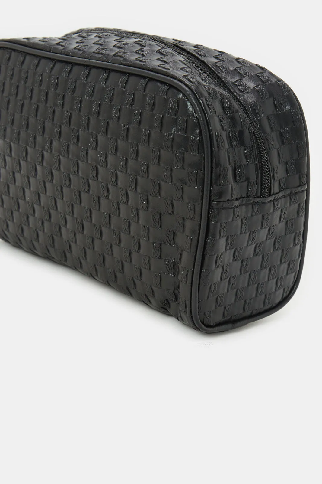 Men Black Solid Pouch