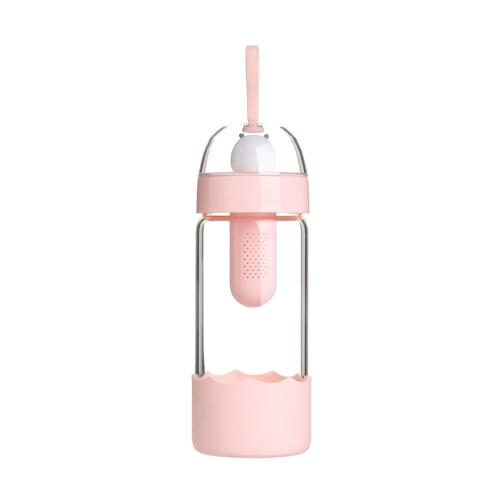 Miniso We Bare Bears Collection 4.0 Tea Brewing Bottle (pink)