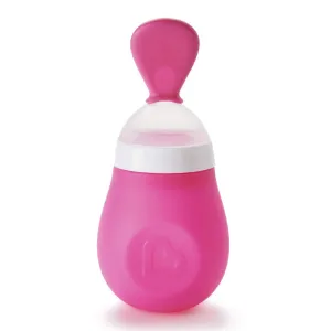 Munchkin Squeeze Feeding Spoon - Pink (5oz)