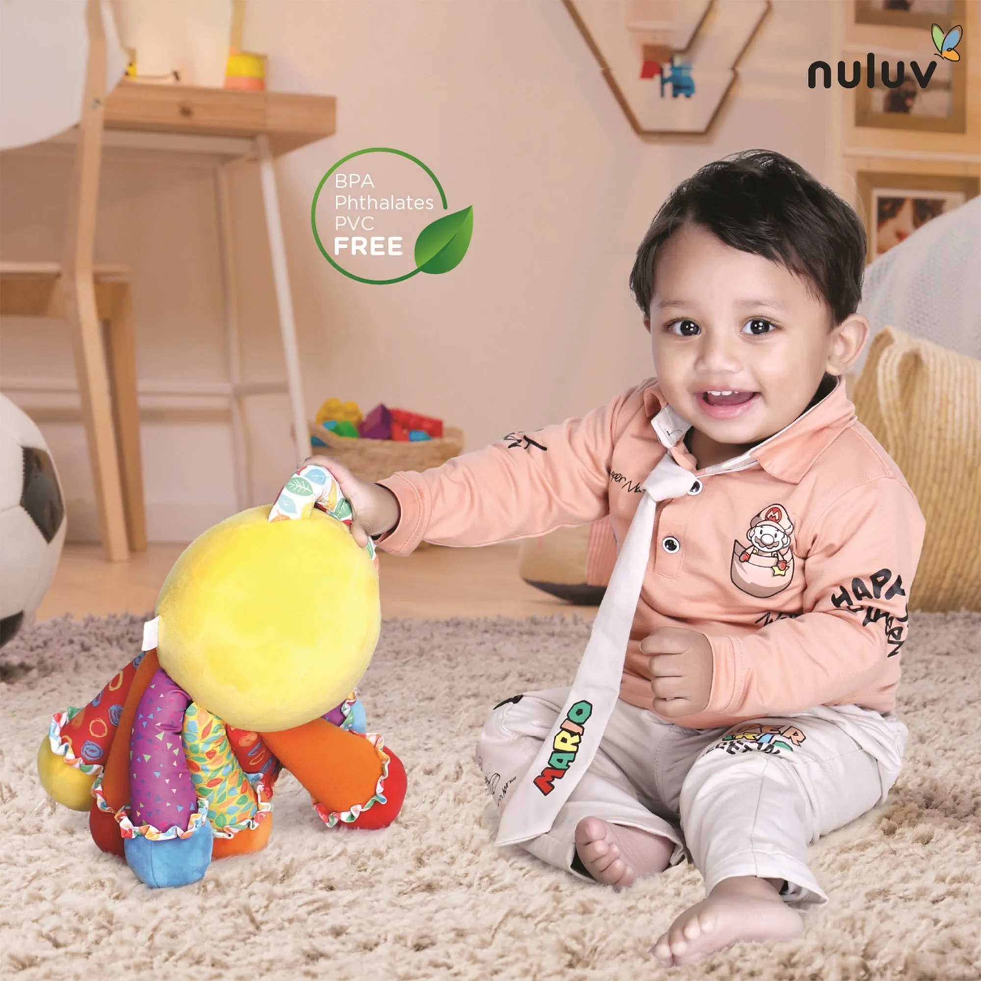 Nuluv Activity Octopus 3  Months Multicolor