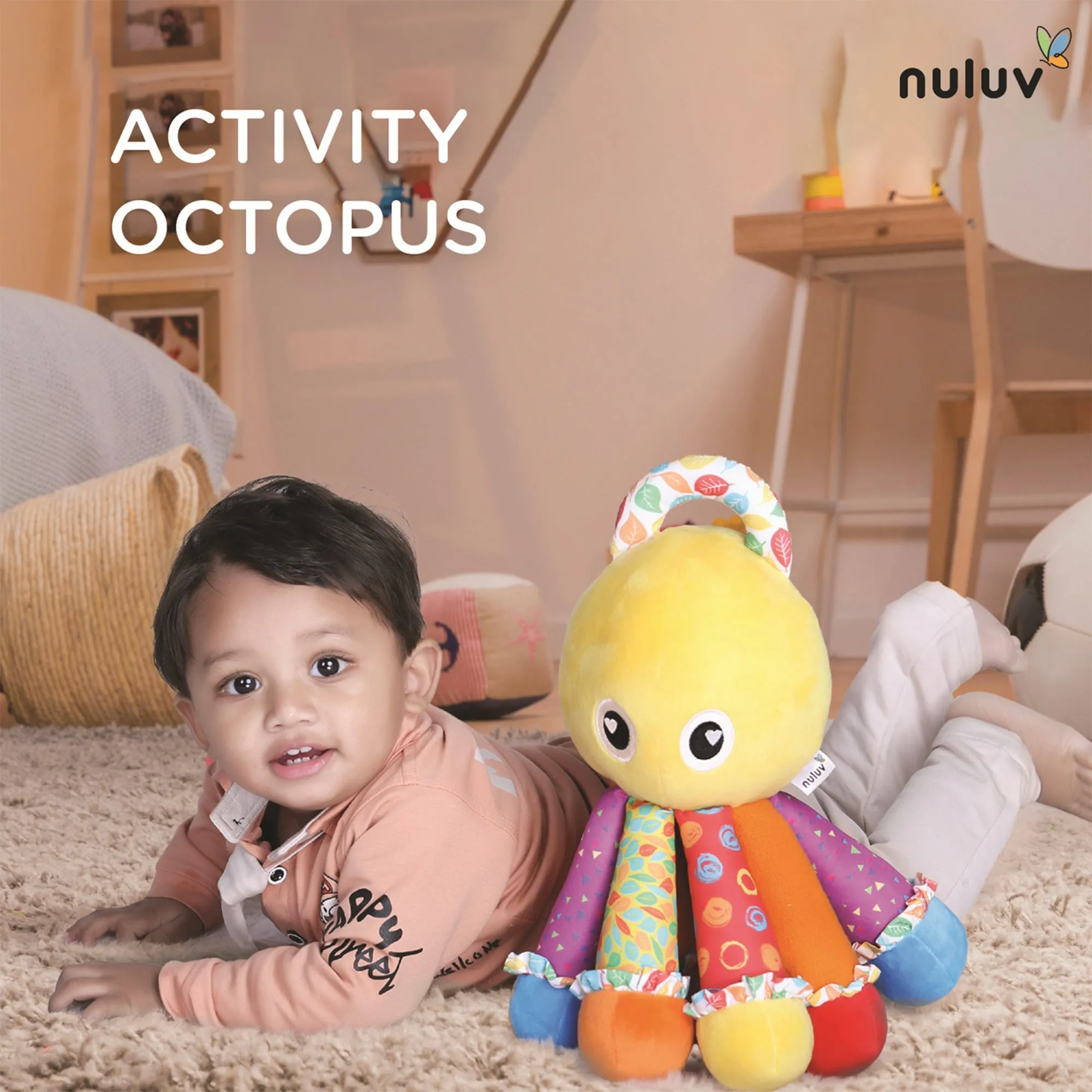 Nuluv Activity Octopus 3  Months Multicolor