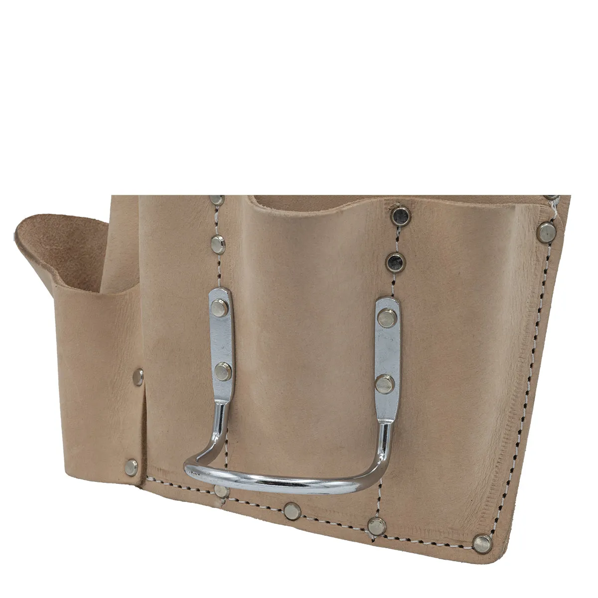 OX TOOLS Trade Series Suede Leather Drywall Pouch - 7 Pockets | Heavy Duty Leather & Reinforced Riveting