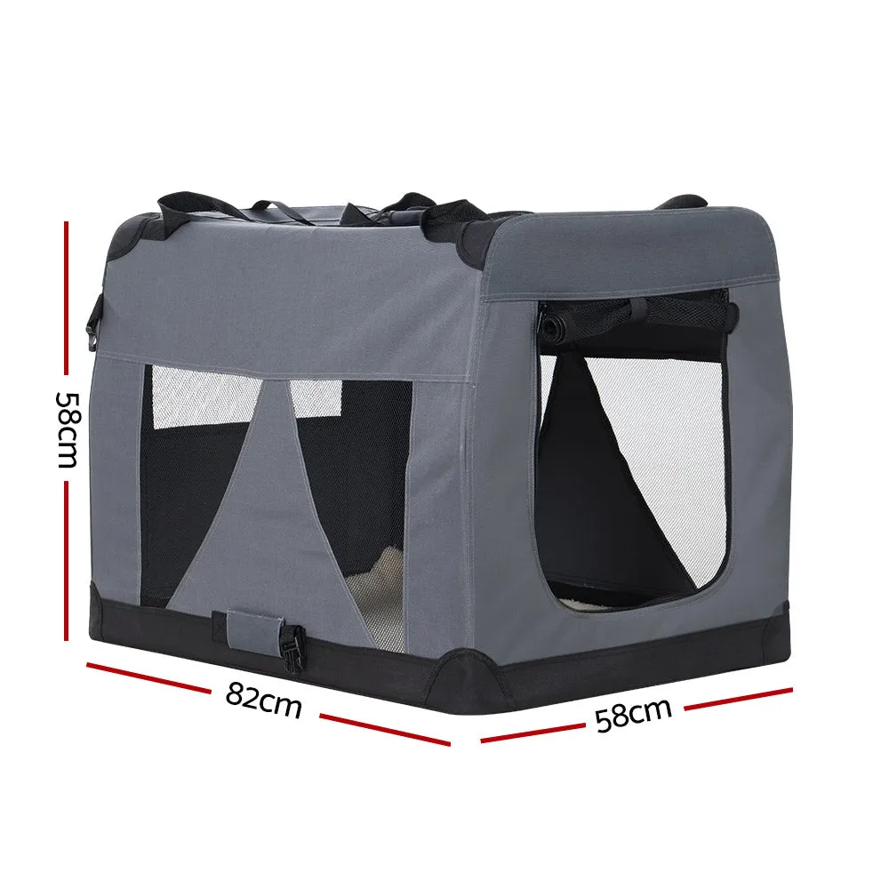 Pet Carrier Soft Crate Dog Cat Travel Portable Cage Kennel Foldable Car XLarge