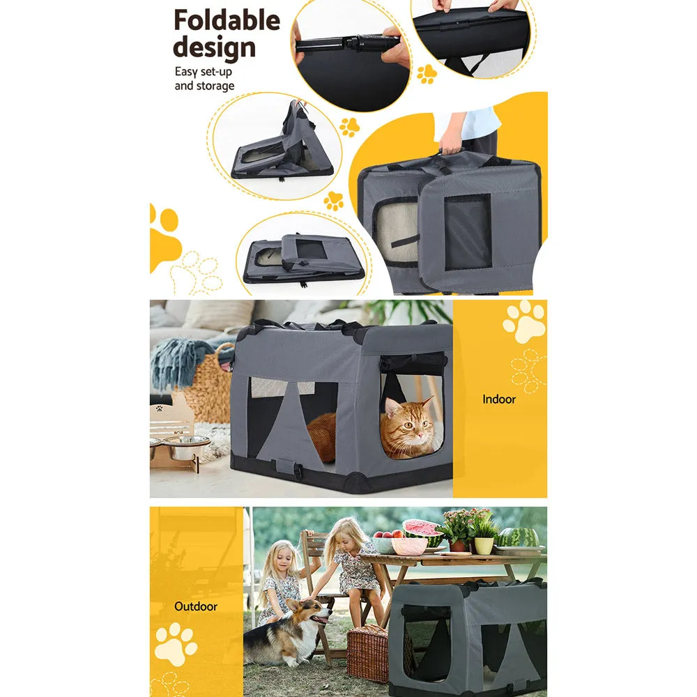 Pet Carrier Soft Crate Dog Cat Travel Portable Cage Kennel Foldable Car XLarge