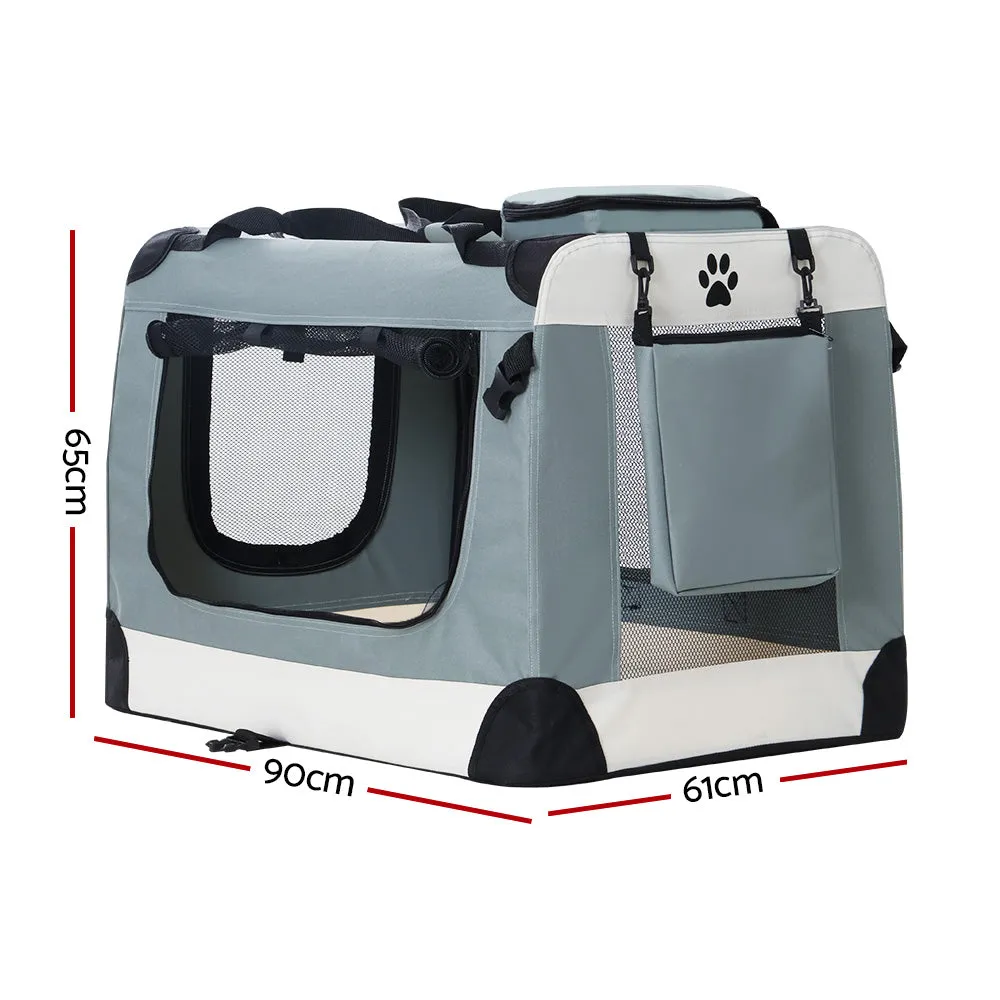 Pet Carrier Soft Crate Dog Cat Travel Portable Cage Kennel Foldable XXLarge