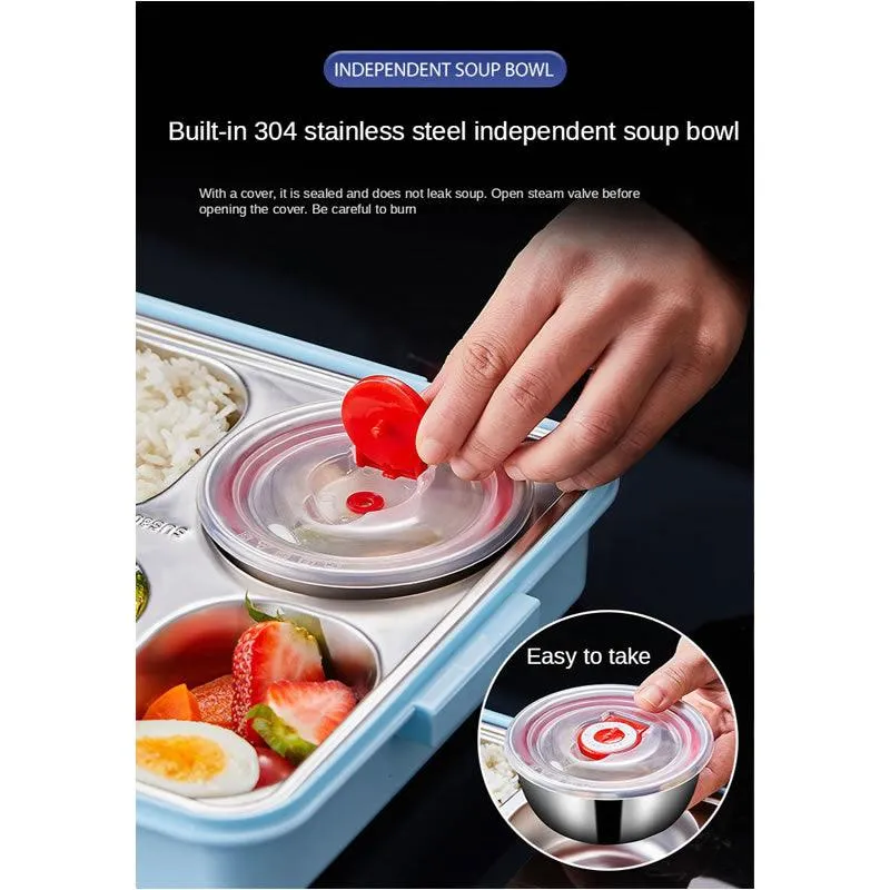 Portable 304 Stainless Steel Lunch Box Hb-35B