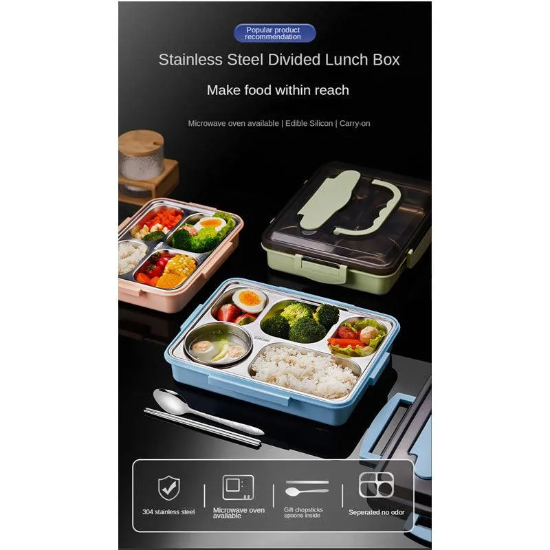 Portable 304 Stainless Steel Lunch Box Hb-35B