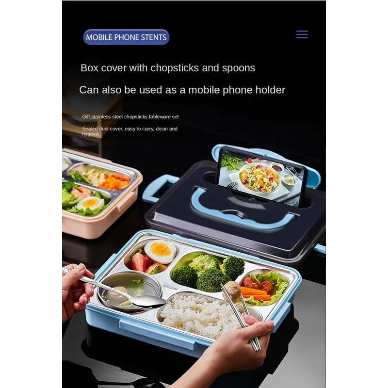 Portable 304 Stainless Steel Lunch Box Hb-35B