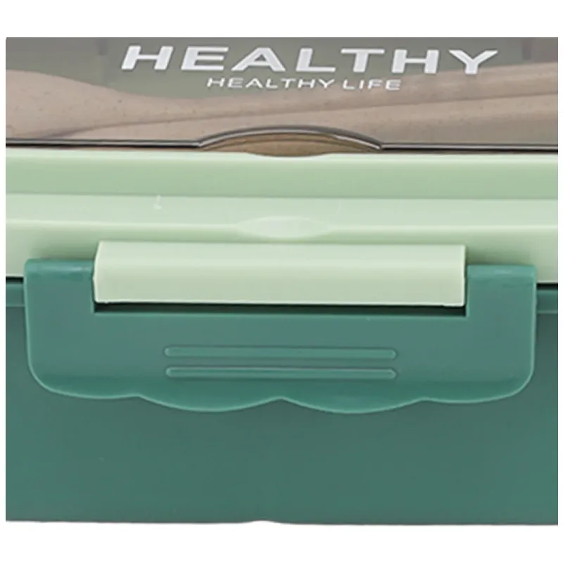 Portable Partitioned Lunch Box With Soup Cuphy-147