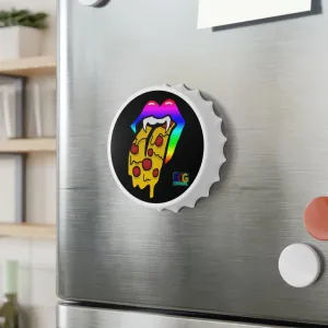 Rainbow Pizza Tongue Bottle Opener