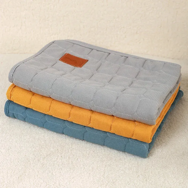 Reusable Cotton-EVA Pet Waffle Mat for All Seasons