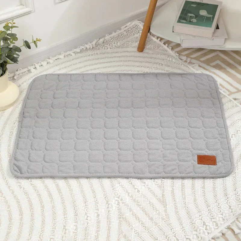 Reusable Cotton-EVA Pet Waffle Mat for All Seasons