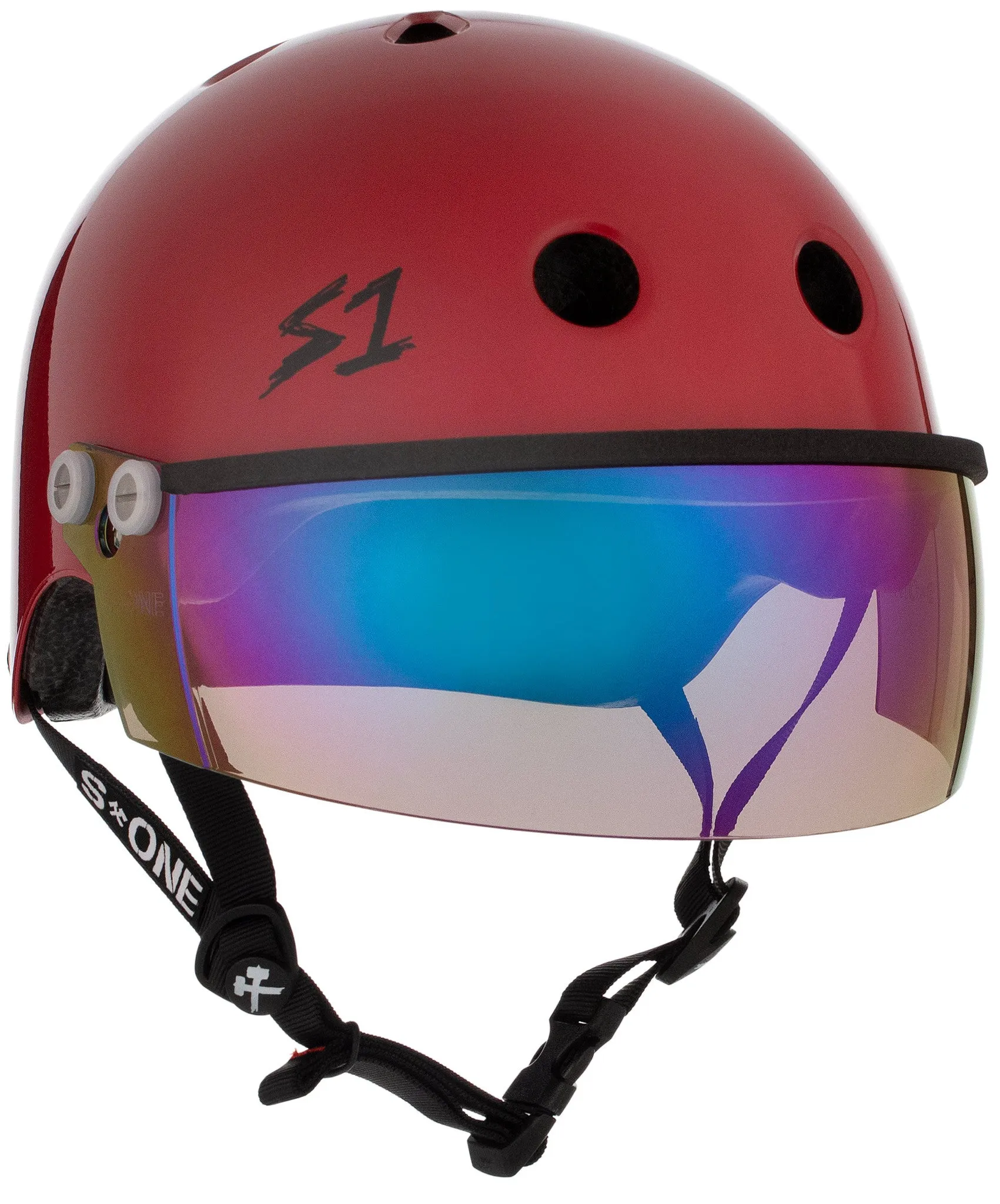 S1 Lifer Visor Gen 2 Helmet - Blood Red Matte