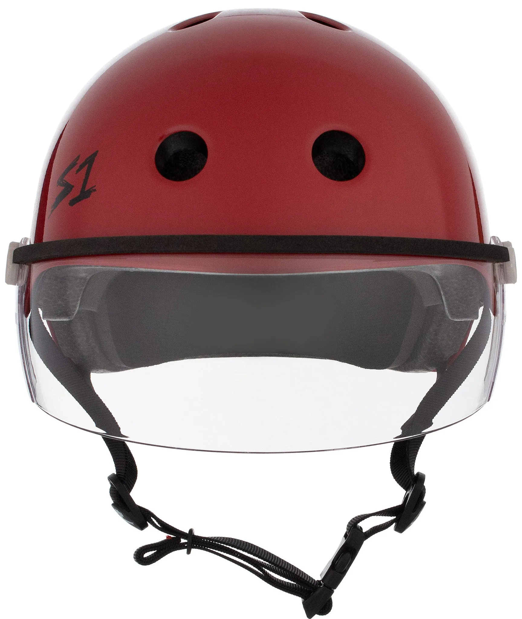 S1 Lifer Visor Gen 2 Helmet - Blood Red Matte