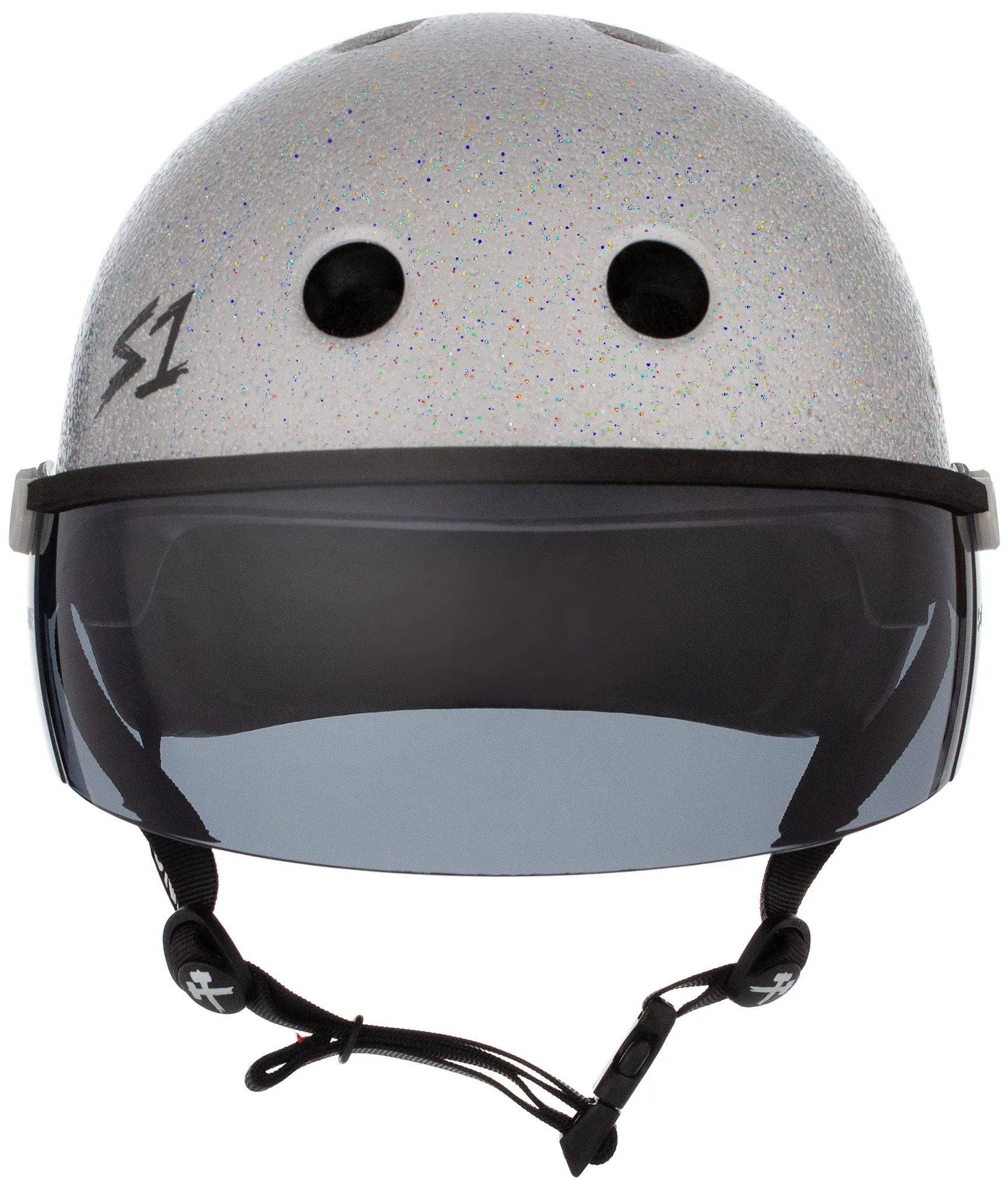 S1 Lifer Visor Gen 2 Helmet - Silver Gloss Glitter