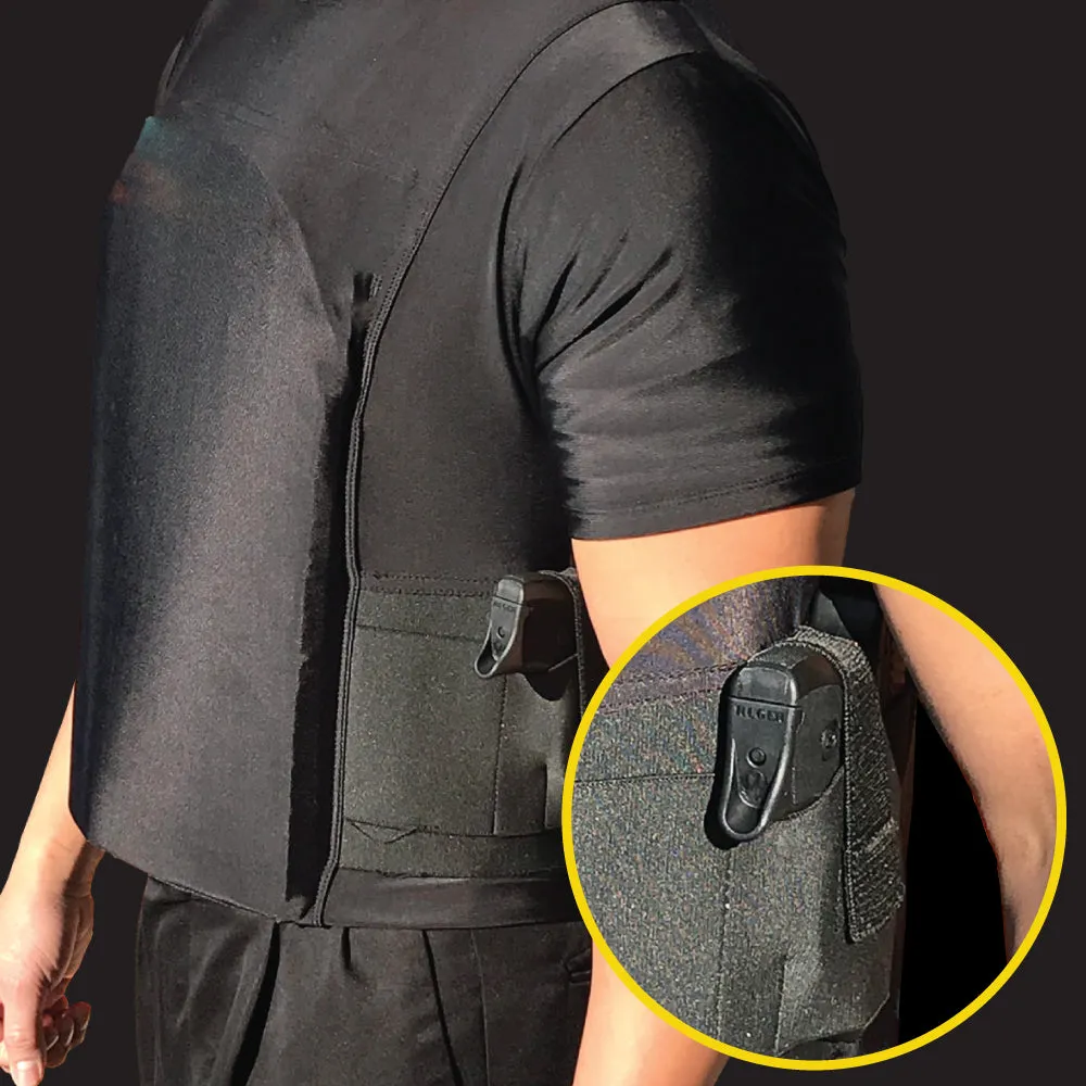 Safe-T-Shirt (Ballistic Plate Carrier w/Holster)