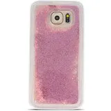 Samsung Galaxy A71 Liquid Sparkle Cover - Rose Gold Pink