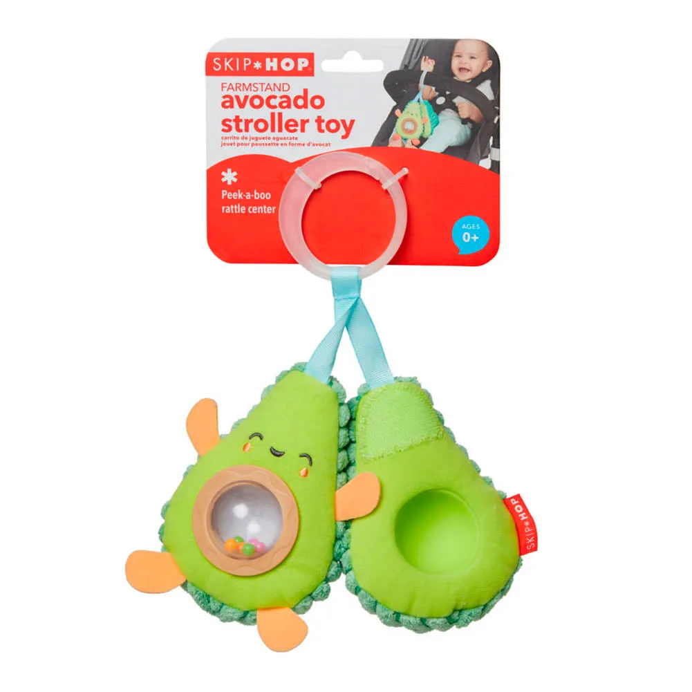 Skip Hop Farmstand Avocado Stroller Toy