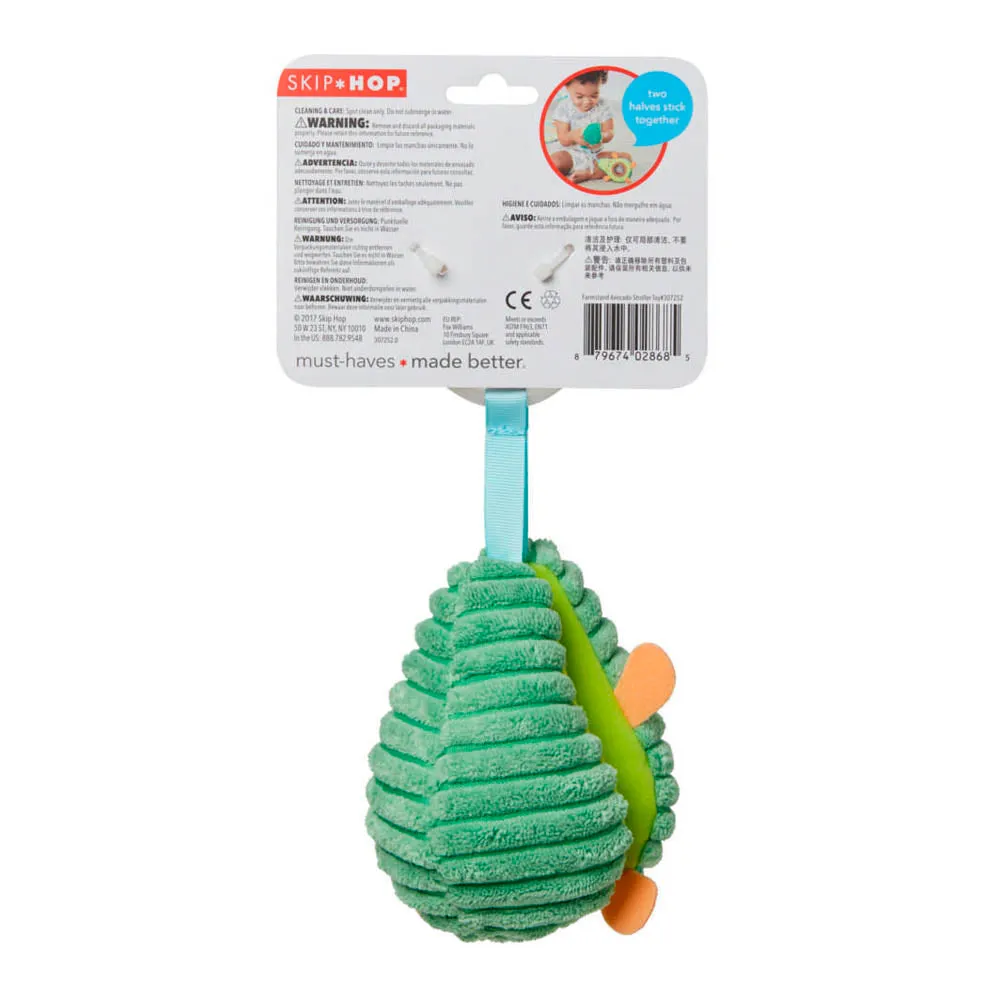 Skip Hop Farmstand Avocado Stroller Toy