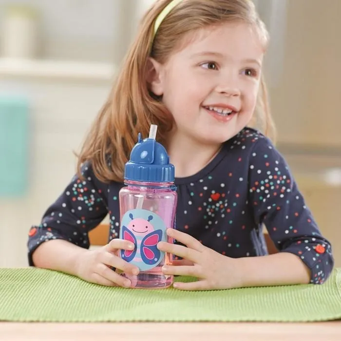 Skip Hop Straw Drink Bottle - Butterfly