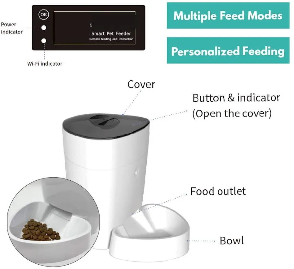 Smart Paws Automatic Wi-Fi Pet Feeder