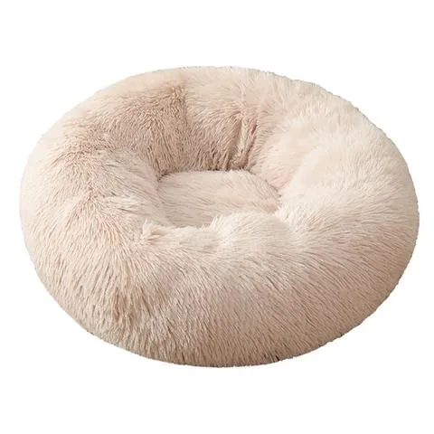 Soft and Fluffy Plush Calming Pet Bed