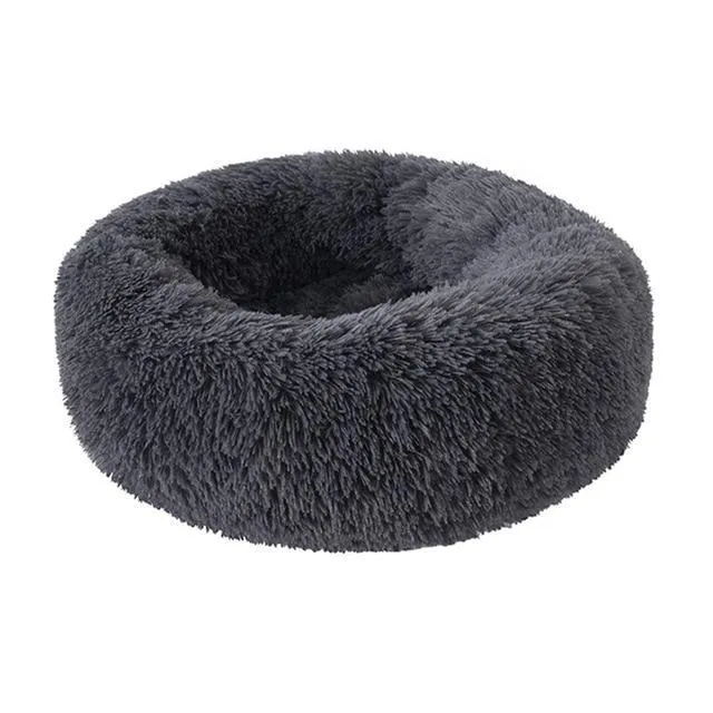 Soft and Fluffy Plush Calming Pet Bed