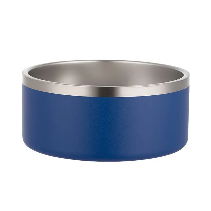 Stainless Steel Round Double Layer Dog Bowl