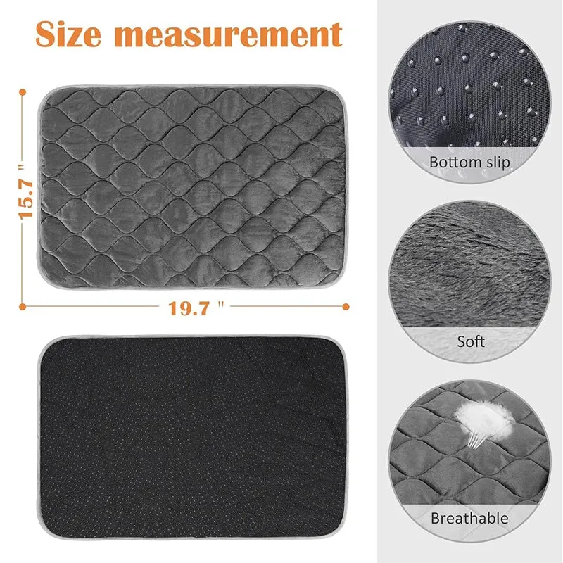 Thermal Pet Mat for Small and Medium Pets - Anti-Slip, Breathable & Washable