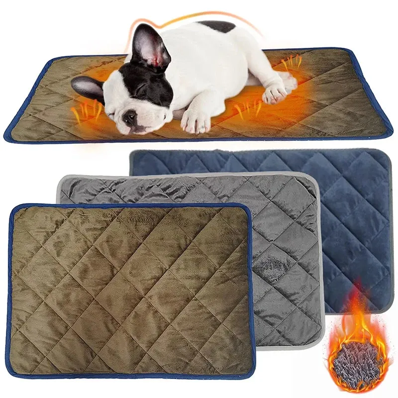 Thermal Pet Mat for Small and Medium Pets - Anti-Slip, Breathable & Washable