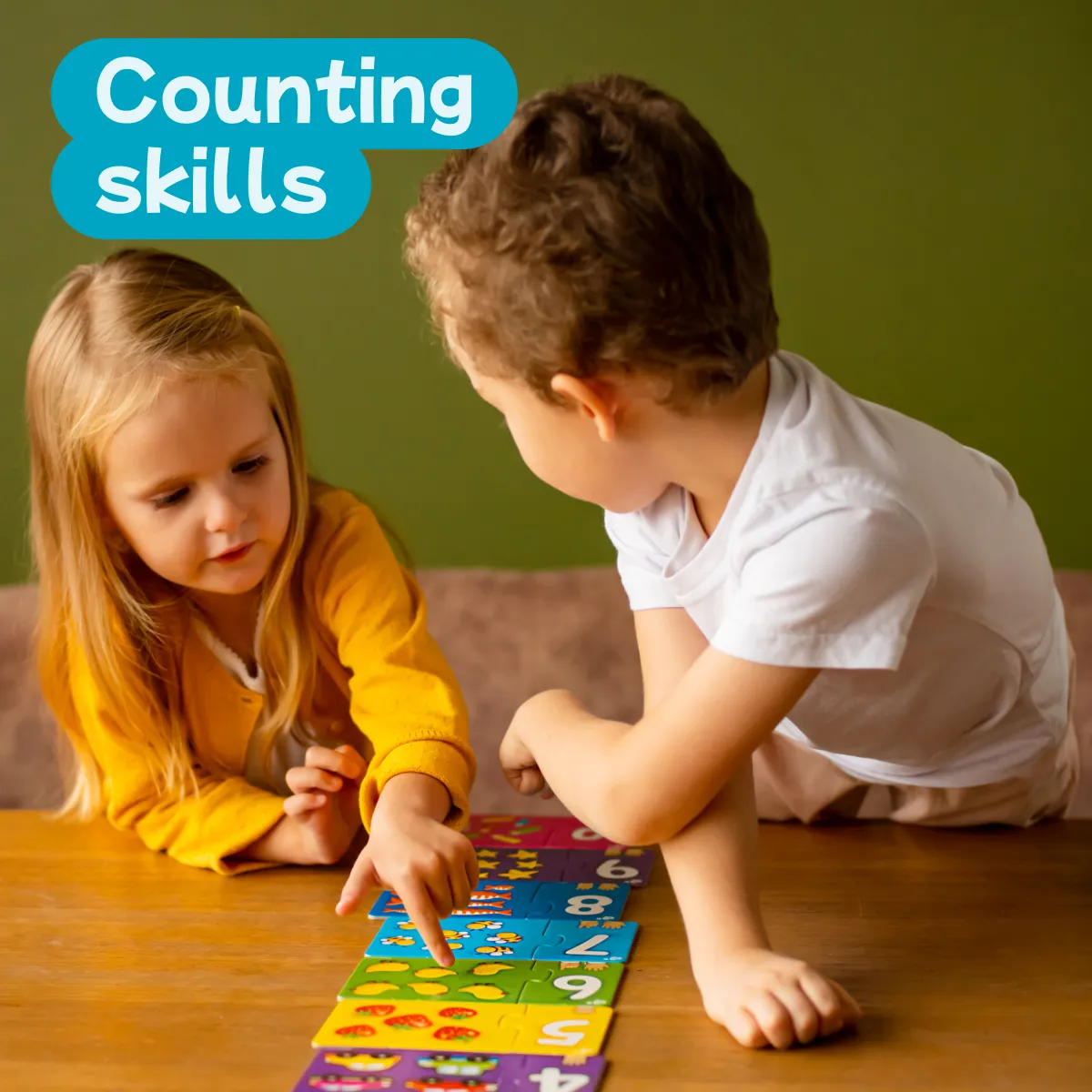 Toddler Jigsaw Puzzles - Educational game Puzzle Pairs: Learn to count