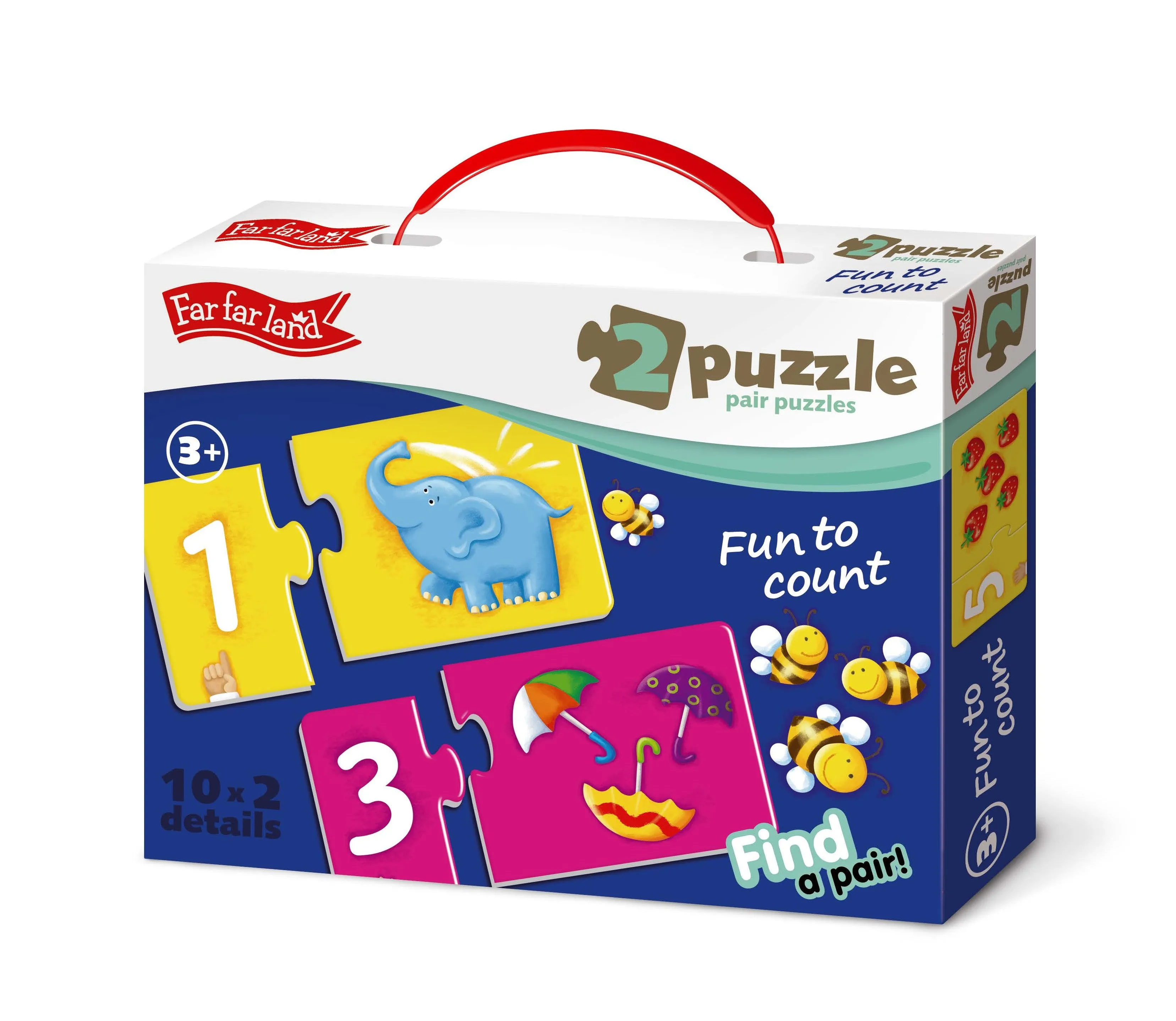 Toddler Jigsaw Puzzles - Educational game Puzzle Pairs: Learn to count