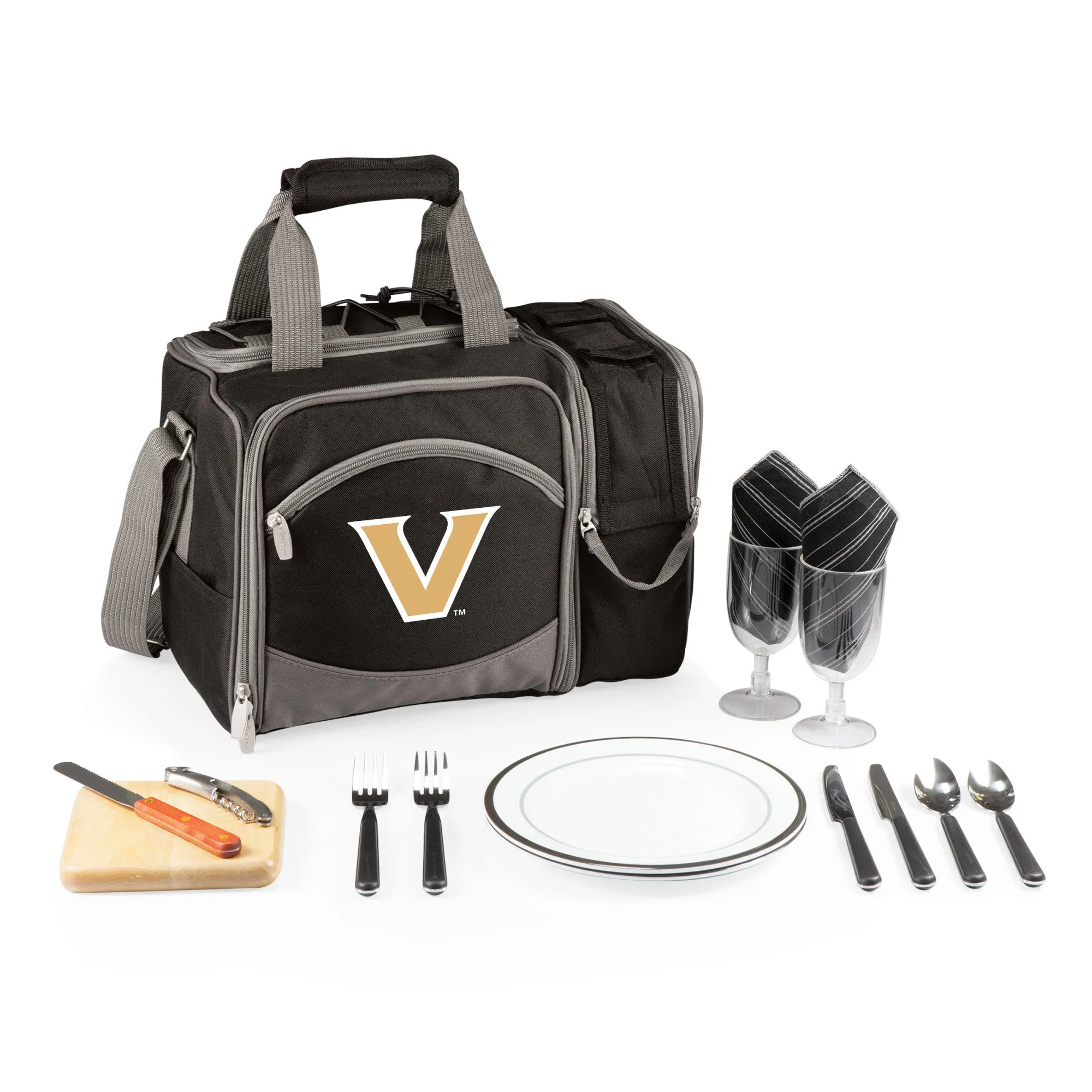 Vanderbilt Commodores - Malibu Picnic Basket Cooler