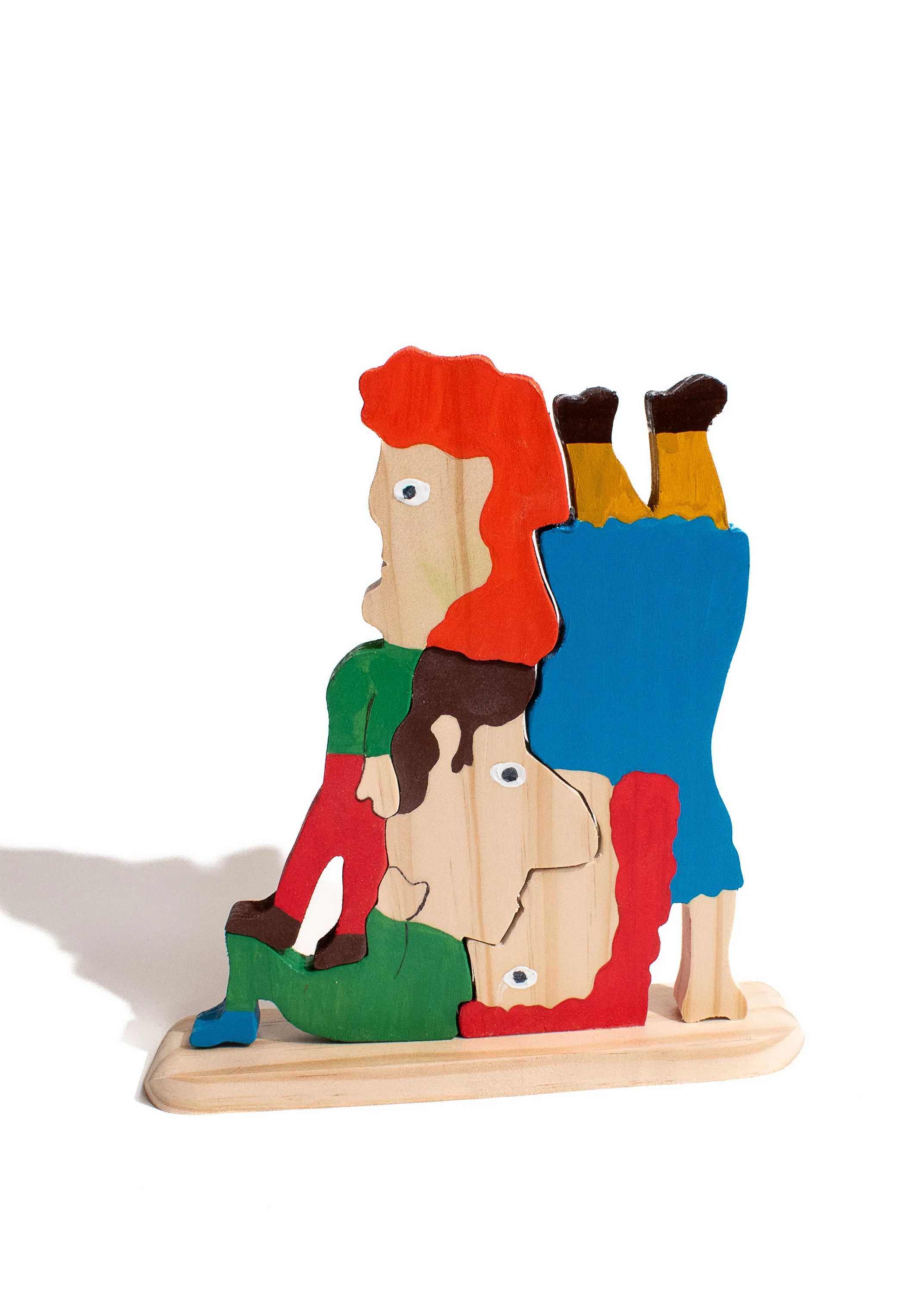 Wooden Sculpture Puzzle • Ménage a....