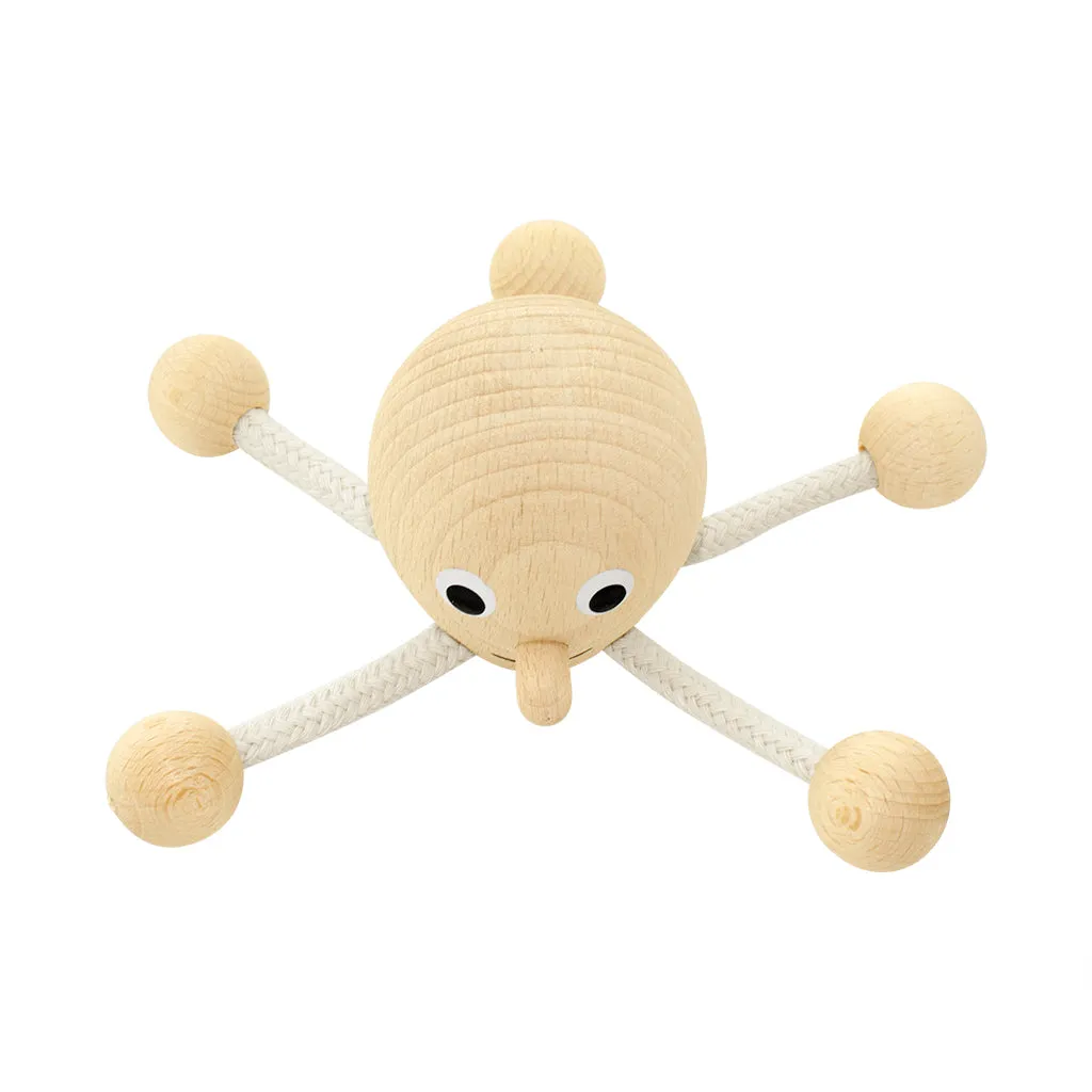 Wooden Sitting Octopus - Otis